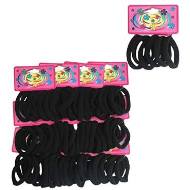 Imagem de JOLI MONDE Kit 72 Elásticos Pretos - Xuxinha Para Cabelo Tb