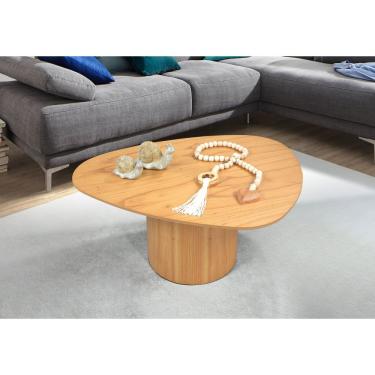 Imagem de Mesa De Centro Treviso Com Base Redonda Amêndoa