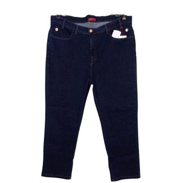 Imagem de Calça Cigarrete Feminina Basica Jeans com Elastano Plus Size Oversized-Feminino