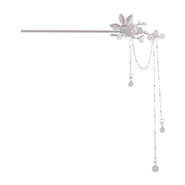 Imagem de KALLORY Lindo Grampo De Cabelo Antigo De Cabelo Borla Garfo De Cabelo De Palitos De Cabelo Garfo De Cabelo Antigo De Cabelo Para Pães Filho Liga China