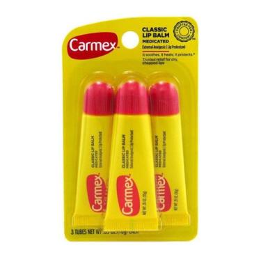 Imagem de Carmex Lip Balm Hidratante Labial - Kit com 3 Unidades de 10g