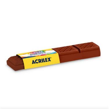 Imagem de Borracha chocolate acrilex, MARROM