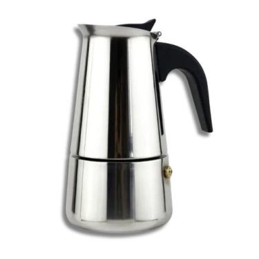 Imagem de Cafeteira Italiana Inox 6 Xícaras  Café Forte e Aromático Até 300ml, F