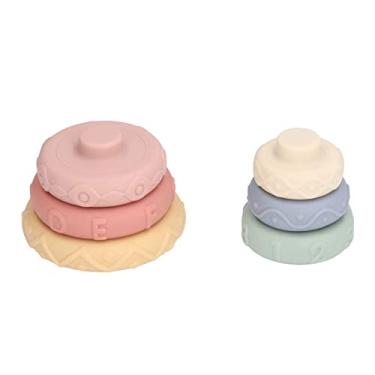 Imagem de Ymiko Brinquedo Educacional para Crianças Com Torre de Anel de Empilhamento para Crianças Com Mais de 6 Meses