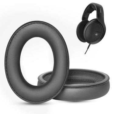 Imagem de Almofadas auriculares de couro de proteína premium para fones de ouvido Sennheiser HD620S