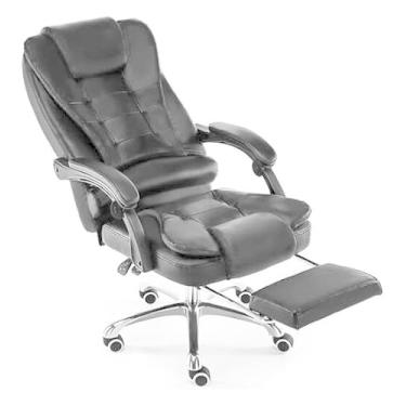 Imagem de Cadeira Presidente Ergonômica Executiva com Apoio para Perna – Conforto Premium e Design Moderno