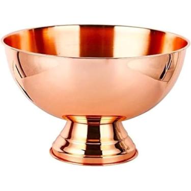 Imagem de Tigela De Aço Inoxidável | Baldes Para Gelo | Recipiente Para Bebidas | Balde Para Bebidas | Tigela Para Champanhe | Refrigerador De Vinho | Recipiente Para Festas, rose gold