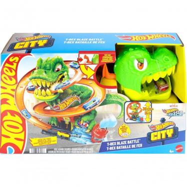Imagem de Hot Wheels Lets Race City Batalha T-rex - Mattel Jbm73
