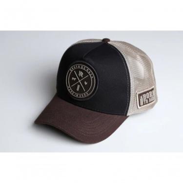 Imagem de Boné Bruto De Raça - Marrom E Preto