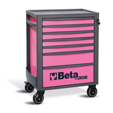 Imagem de Carrinho Para Ferramentas 07 Gavetas Rsc24-7 Full Rosa + Kit Berço Básico Com 29 Peças Uso Geral 590