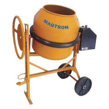 Imagem de Betoneira 150 Litros Maqtron Com Motor 1/2cv Monofásico E Rodas Injetadas