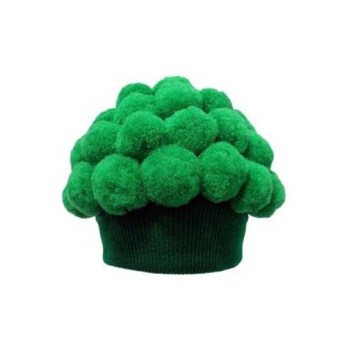 Imagem de Gorro Funny Broccoli Pom-Pom Green Kit Chapéu para adultos - yiweisai