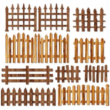 Imagem de MAYJOYDIY Várias cercas de metal, moldes de corte de madeira, moldes de corte de jardim, molde de gravação em relevo para fazer cartões, pátio, retrô, aço carbono, estêncil, para álbum de recortes