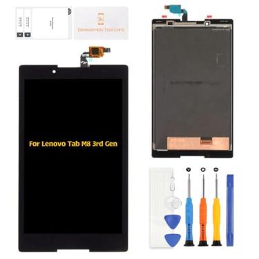 Imagem de A-MIND Substituição de tela LCD original para Lenovo Tab M8 3ª geração TB-8506F TB-8506X (2021) | Substituição de montagem de digitalizador sensível ao toque de tela preta de 8 polegadas com