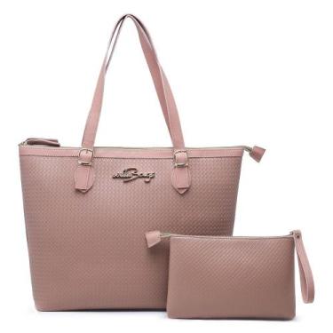 Imagem de Kit Bolsas Tipo Sacola Grande + Necesser Feminina Willibags., grande, 