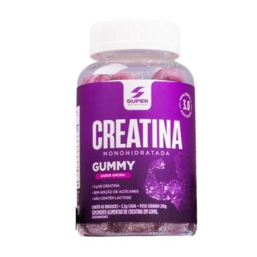 Imagem de Creatina Super Nutrition Monohidratada Gummy Sabor Amora com 60 Gomas