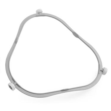 Imagem de 1 peça W11252182 para substituição de anel giratório de micro-ondas Whirlpool com rolos 8206227 suporte de bandeja de vidro para micro-ondas Amana Kenmore Whirlpool anel interno acessórios peças