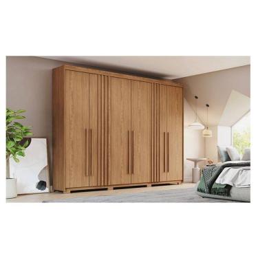 Imagem de Guarda Roupa Casal Ambiente Norton 6 Portas Nature - Henn