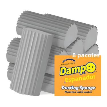 Imagem de Esponja Removedora De Poeira Damp Duster Para Limpeza Doméstica Scrub 