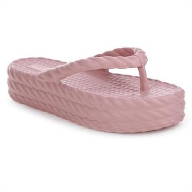 Imagem de Sandália EVA Brizza Arezzo Salto Alto Rosa - Feminino-Feminino