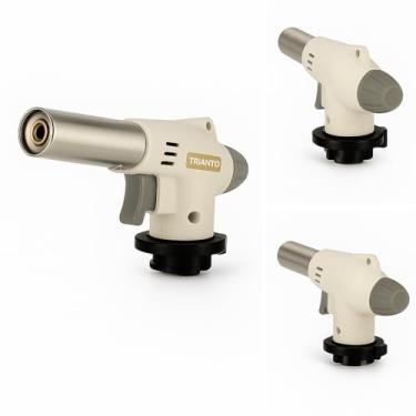 Imagem de Maçarico Culinário Profissional Portátil 1300°C – Chama Ajustável e Ignição Automática