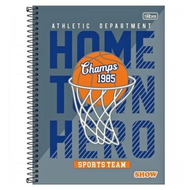 Imagem de Caderno Espiral Capa Dura Universitário 1 Matéria Show 80 Folhas Jandaia Estampa 2