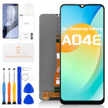 Imagem de Substituição de tela para Samsung Galaxy A04e Display LCD Touch Screen Digitalizador Assembléia A042F A042M com kits de reparo (preto)