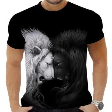 Imagem de Camiseta Camisa Personalizada Animal Felino Leão Selva 7 - OBDS, INF 4