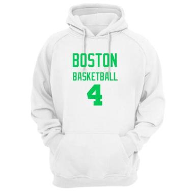 Imagem de Blusa Moletom Capuz Basquete Boston Basketball número 4 - Loja Click C