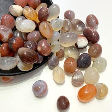 Imagem de 100 g Natural Cornalina Cristal Vermelho Cascalho Ágata Pedras Plantio Aquário Aquário Aquário Material DIY, 100 g 15-20 mm