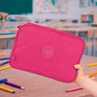 Imagem de Estojo Escolar Grande Jumbo Com Divisória Organizador Elastico Para Ca