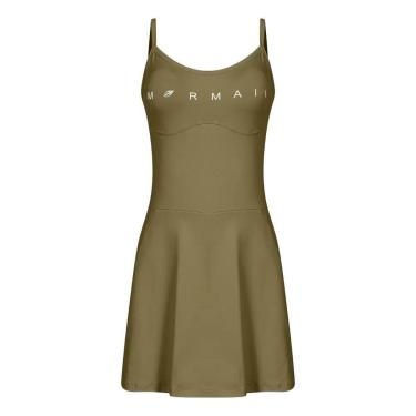 Imagem de Vestido Macaquinho Mormaii Beach Tennis Vitória Marchezini Verde Militar Feminino-Feminino