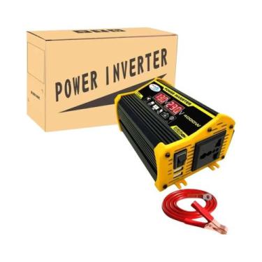 Imagem de Inversor De Potência Para Carro 4000W Com Display De Voltagem, Convers