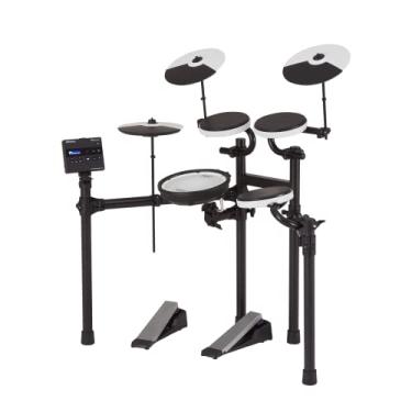 Imagem de Roland TD-02KV V-Drums | Kit de bateria eletrônica com reprodução expressiva, recursos de redução de ruído, caixa de cabeça de malha, layout de reprodução de estilo acústico amplo e expansão Bluetooth