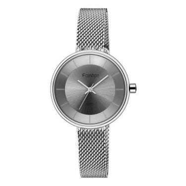 Imagem de Relógio Feminino Fantor Wf1014l à Prova D'água Cinza