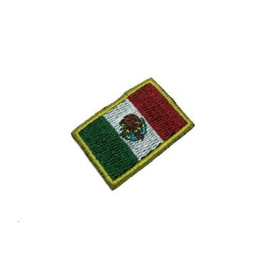 Imagem de BP0050T31 Bandeira México Patch Bordado Termo Adesivo - BR44