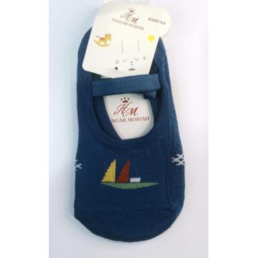 Imagem de Meia Sapatilha Pilates Infantil menino com Estampas Antiderrapante han