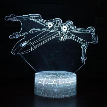 Imagem de Candeeiro de mesa Night Light 3D Star Wars Colorful Touch LED - Taiyua
