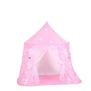Imagem de Tenda de jogos dobrável para crianças Princess Pink Double Door Oxford