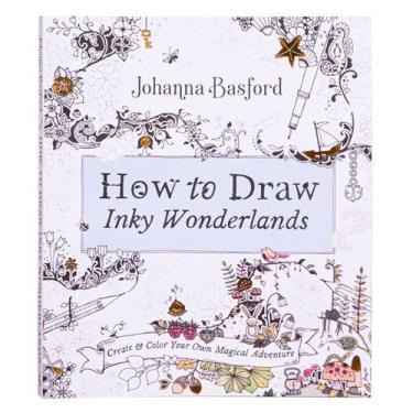 Imagem de Livro de colorir Como desenhar Inky Wonderlands Adult Stress - taiyuan