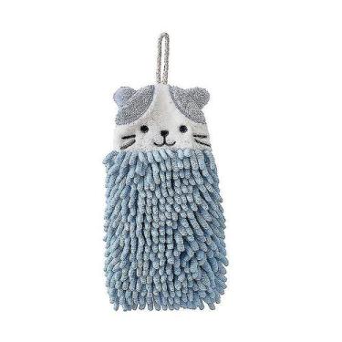 Imagem de Conjunto de toalhas de mão Cute Animal Design Soft Plush Microfiber - 