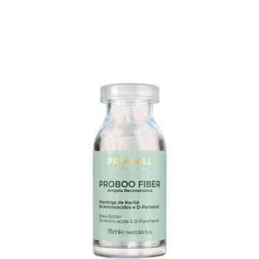 Imagem de Prohall Proboo Fiber - Ampola Reconstrutora Manteiga De Karité 15ml