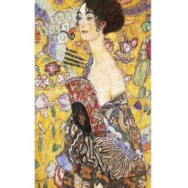 Imagem de Quebra-cabeça Z Lady With Fan 1000/2000 peças 50x70cm - Gloome Store