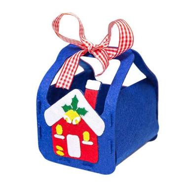 Imagem de Kit de bolsas Craft Sewing Felts Sacolas de presente de doces de Natal
