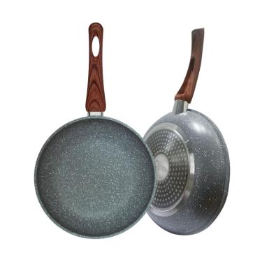 Imagem de Frigideira Cinza 24cm Revestimento Cerâmico Cabo Baquelite