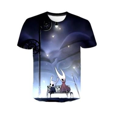 Imagem de Camisetas Casuais Infantis Com Desenhos Animados, Hollow Knight, Estam