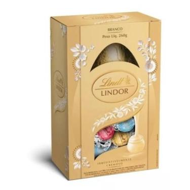 Imagem de Ovo De Páscoa Lindt Lindor Branco 260g edição 2023