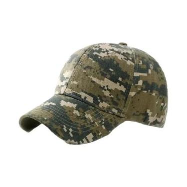 Imagem de Chapéu De Pesca Camuflado Verde Exército Com Proteção UV, Boné De Beis