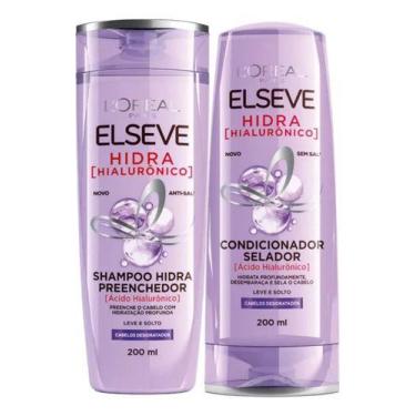 Imagem de Kit Elseve Hidra Hialurônico Shampoo & Condicionador-200ml