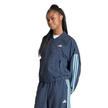Imagem de Jaqueta Adidas  Corta-Vento De Malha Essentials Três Listras-Feminino